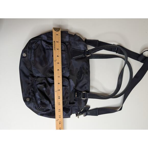 MZ Wallace Small Roxy Handbag Blue Black Camo - Picture 10 of 11